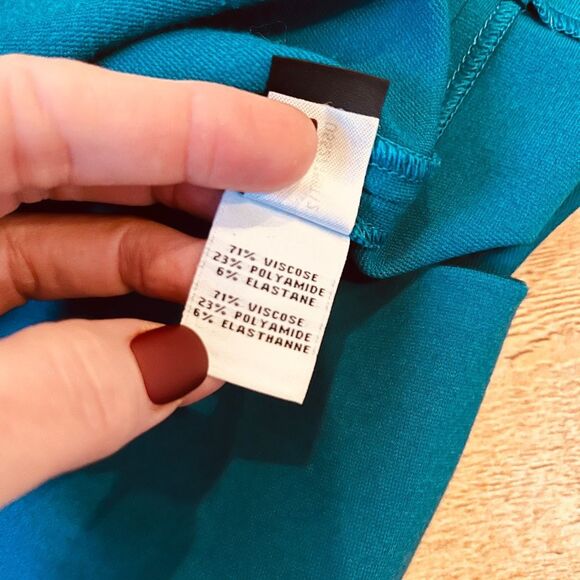 Diane Von Furstenberg Ayanna Blue Sleeveless Dress Size 8 Office Career - Picture 6 of 13